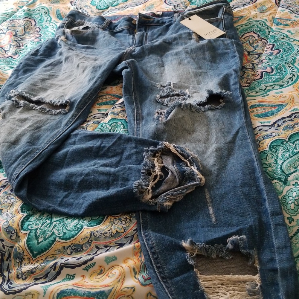 Ms. Cello Distressed Skinny Jeans